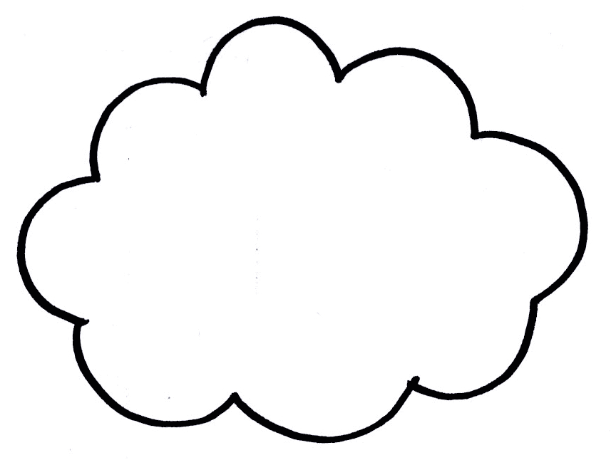 Nuage souriant flottant dans un ciel serein Nuage souriant flottant dans un ciel serein
