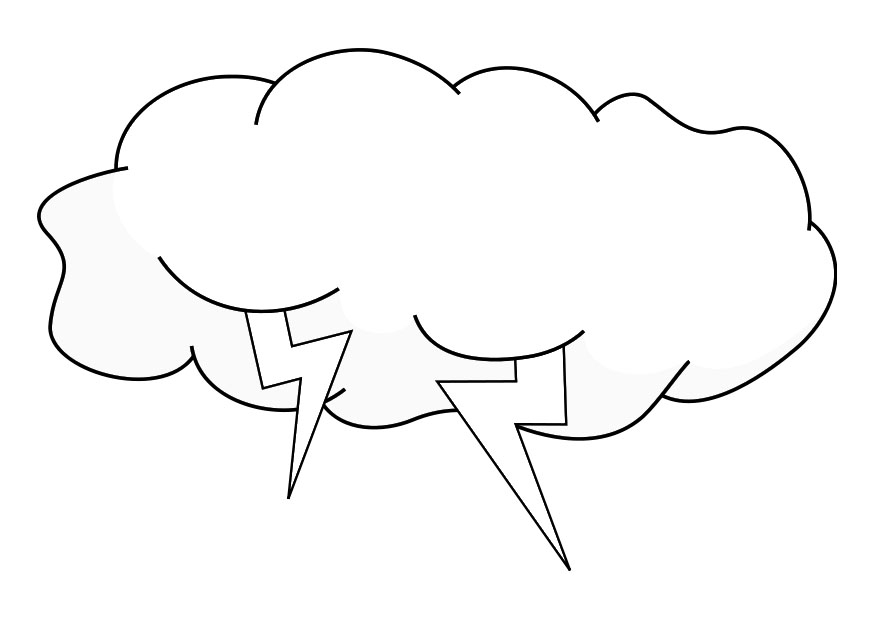 Nuage souriant flottant dans un ciel paisible