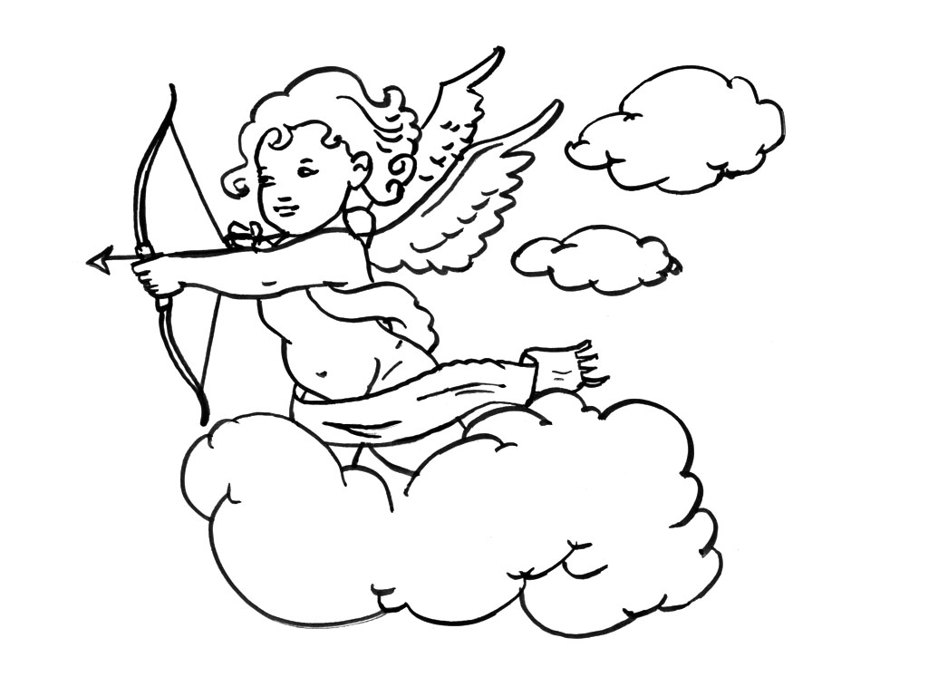 Nuage souriant flottant dans un ciel tranquille