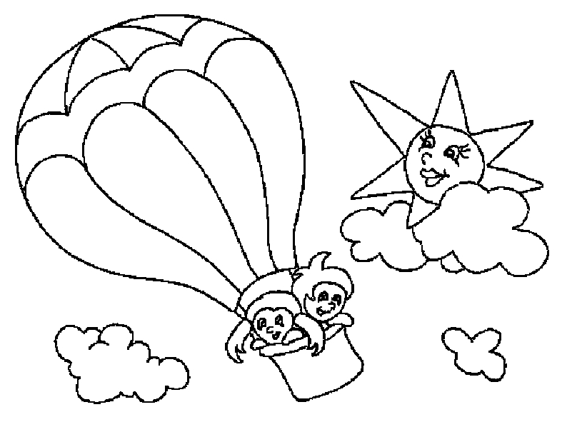 Nuage souriant flottant dans un ciel paisible