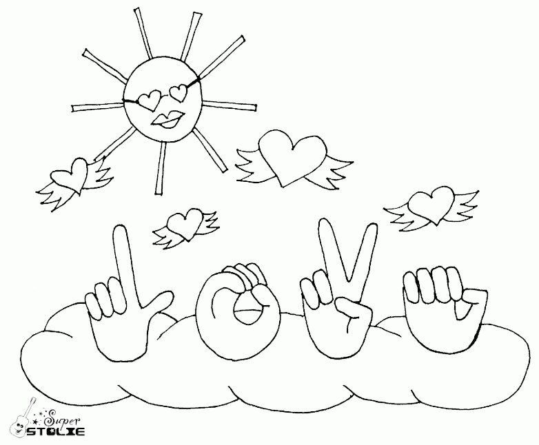 Coloriage d'un nuage souriant dans un ciel ensoleillé
