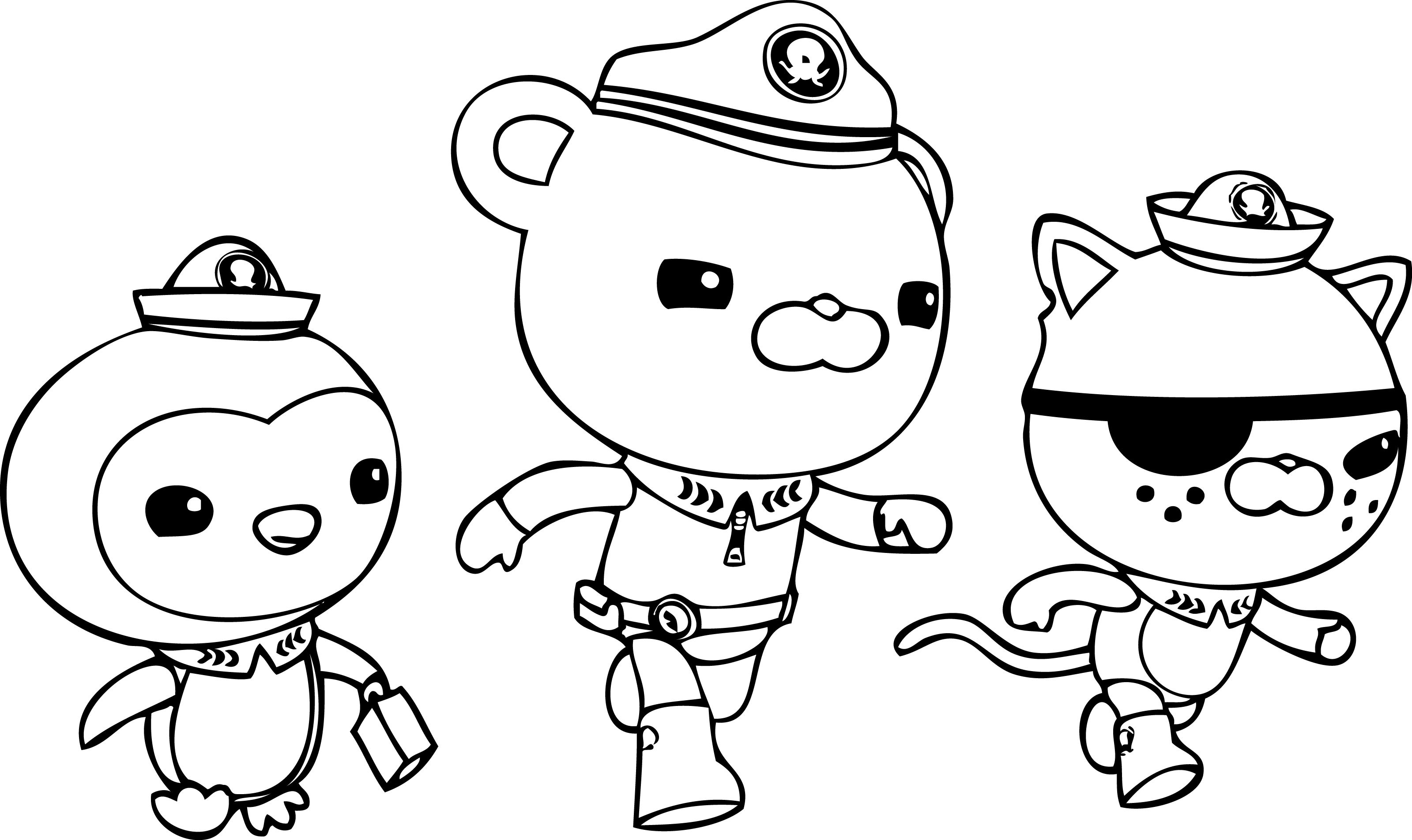 Les Octonauts en mission sous-marine avec un sous-marin
