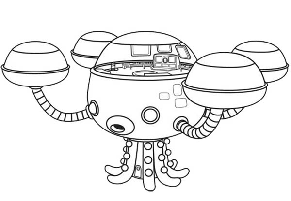Les Octonauts en mission sous-marine dans un environnement corallien