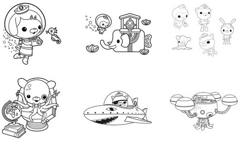 Les Octonauts en mission sous-marine avec leurs amis marins