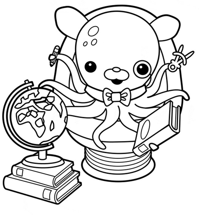 Les Octonauts en mission sous-marine dans leur sous-marin