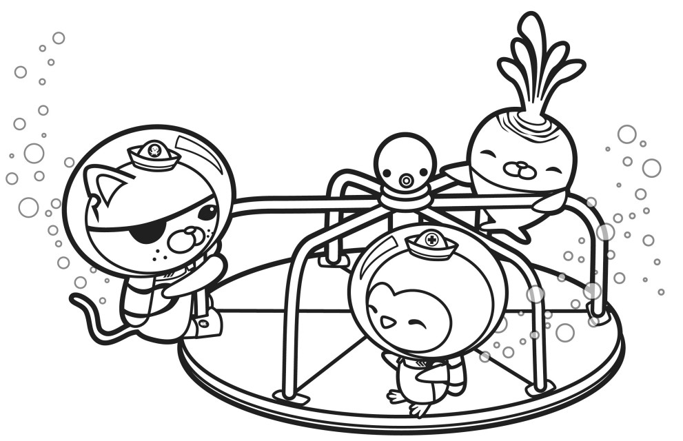 Les Octonauts en mission sous-marine avec leurs amis marins
