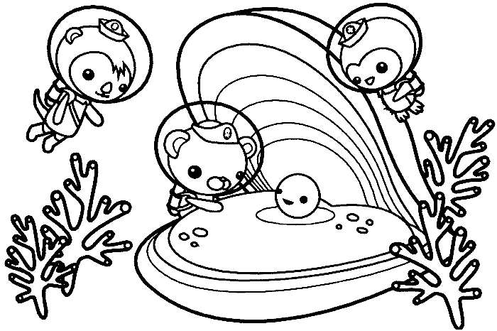 Les Octonauts explorent le fond marin avec un grand sourire