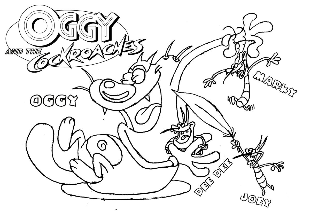 Oggy et les cafards en pleine aventure dans la cuisine
