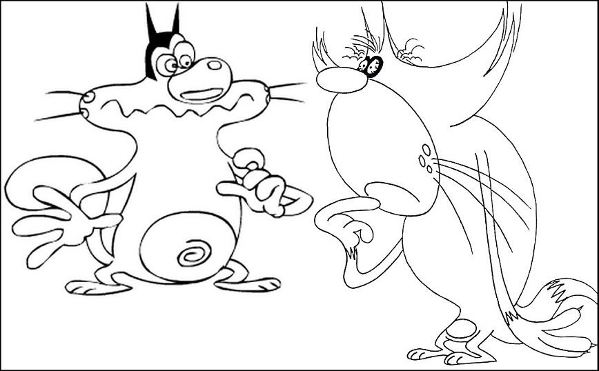Oggy et les cafards en pleine aventure dans une cuisine animée