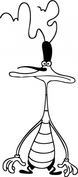 Oggy et les cafards en pleine bagarre dans une cuisine