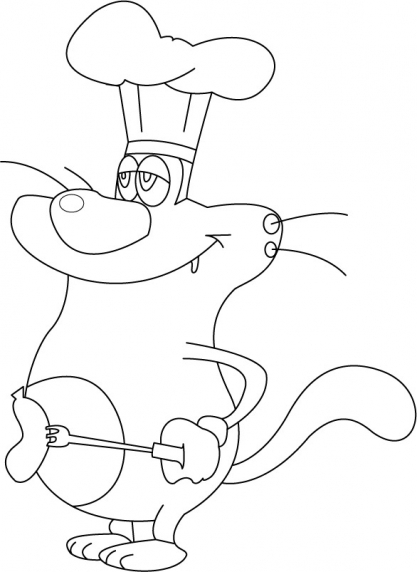 Oggy et les cafards en pleine aventure dans la cuisine