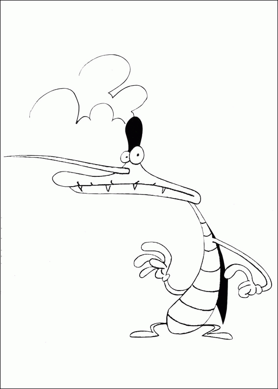 Oggy et les cafards jouant dans une cuisine animée
