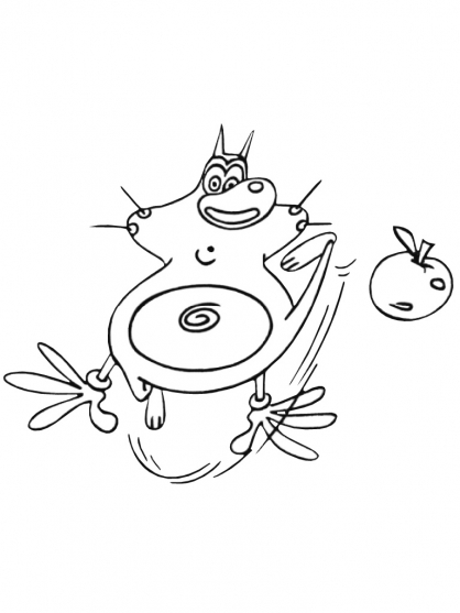 Oggy et les cafards en pleine aventure dans leur cuisine