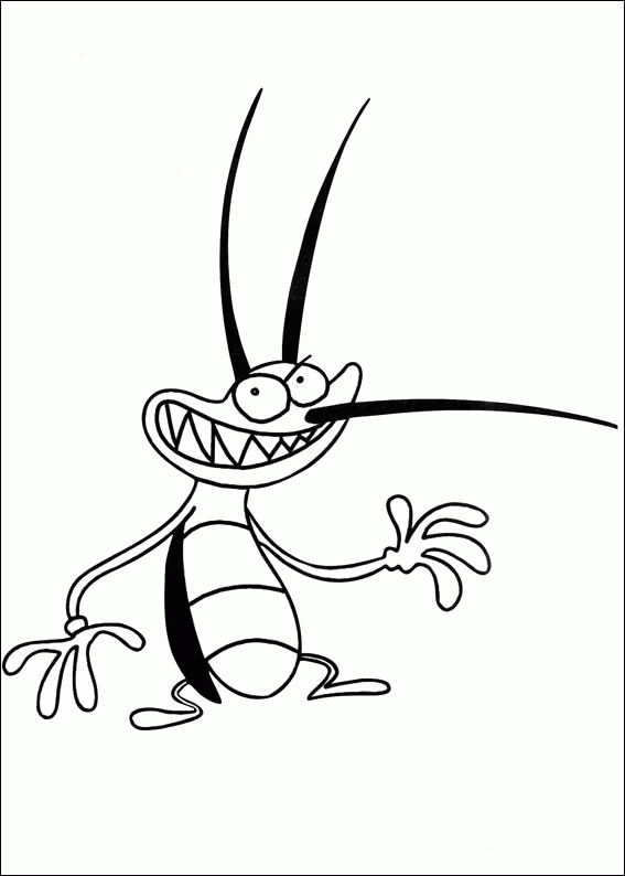 Oggy et ses amis face à une situation humoristique dans leur cuisine