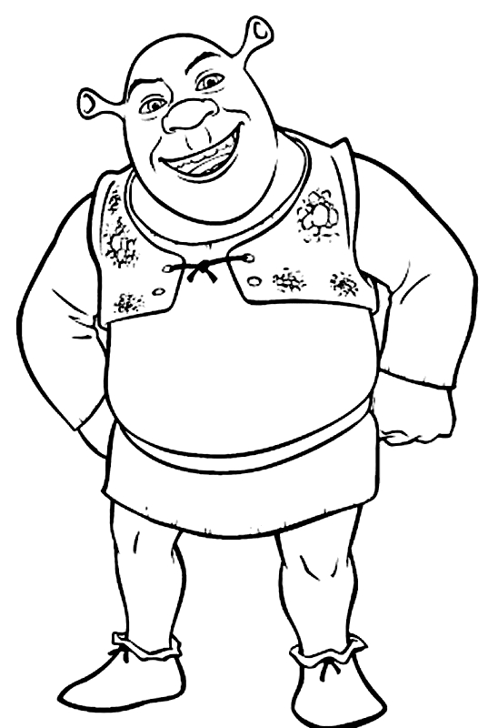 Un ogre joyeux au cœur d'une forêt enchantée