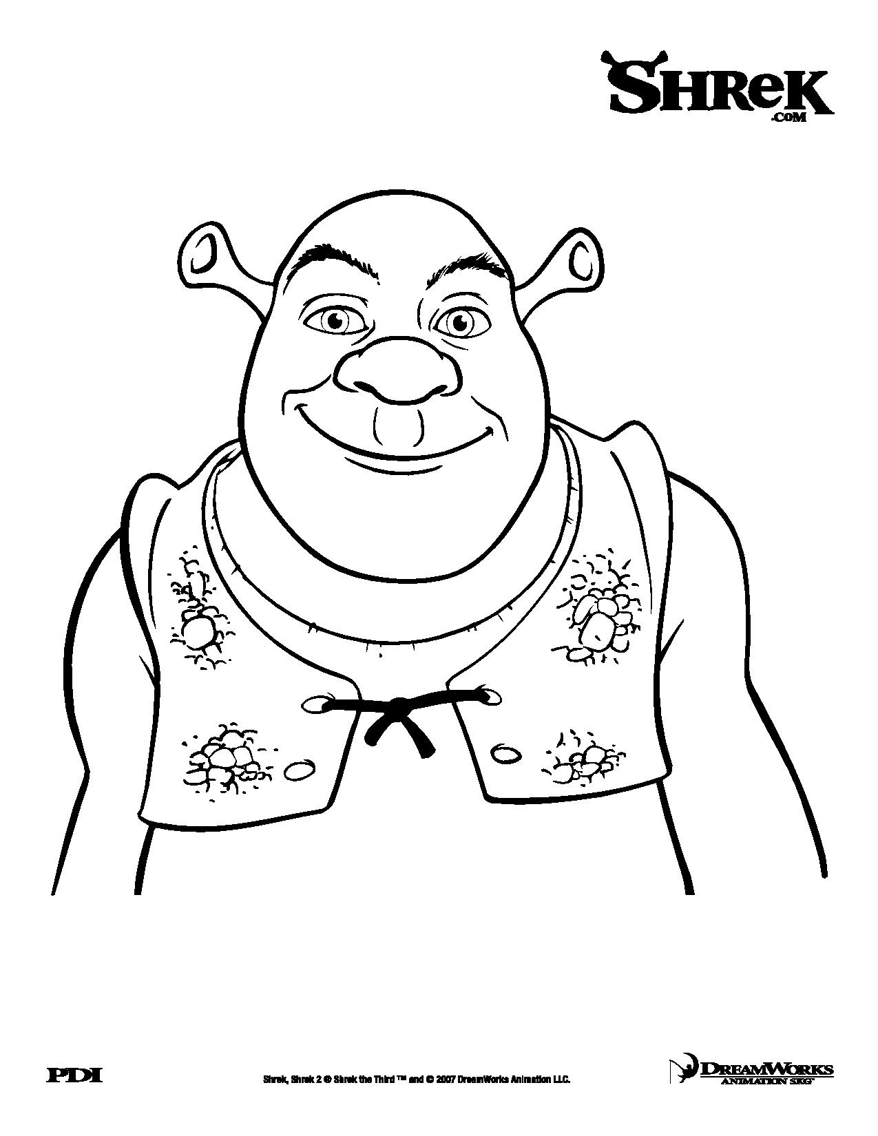 Un ogre joyeux jouant dans un paysage verdoyant