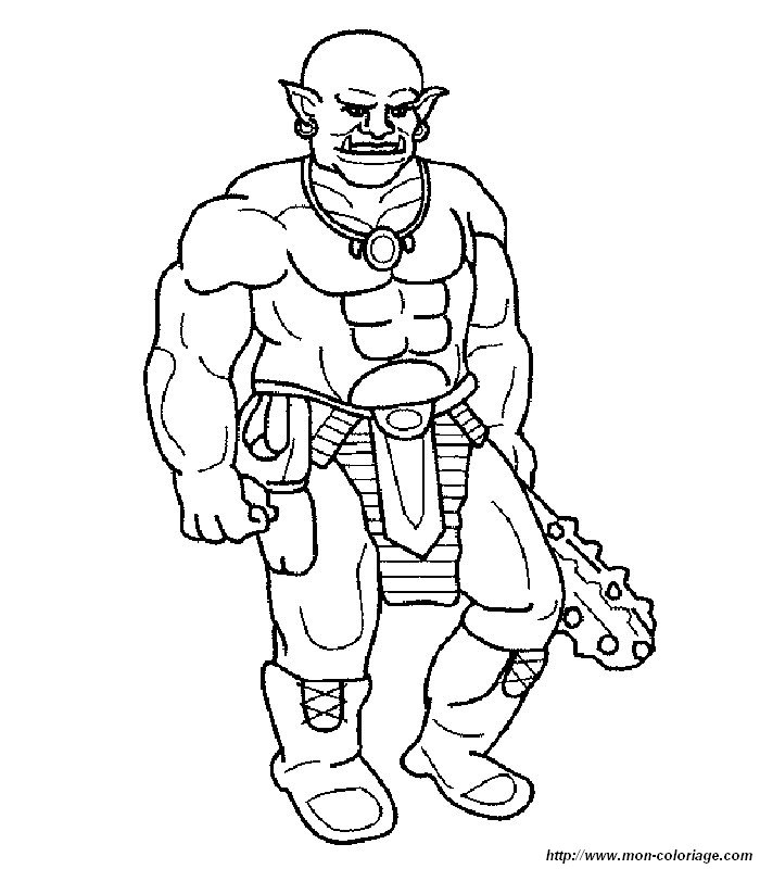 Coloriage Ogre #39976 à imprimer Coloriage Ogre #39976 à imprimer