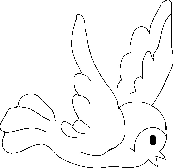 Coloriage d'oiseaux perchés sur une branche dans la nature