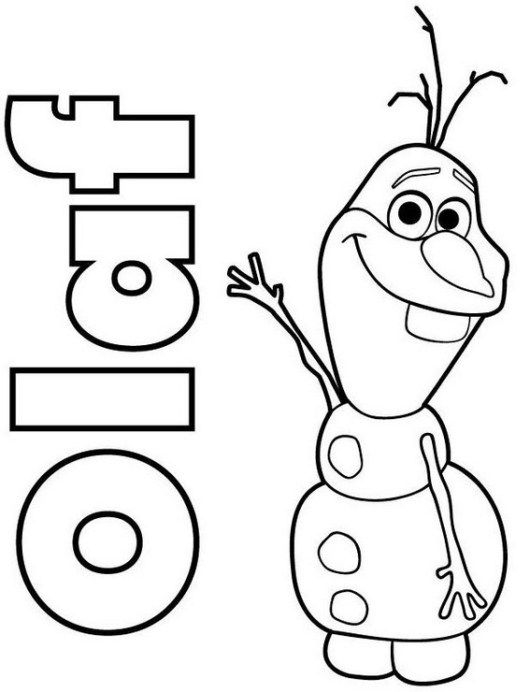Coloriage Olaf #52283 à imprimer Coloriage Olaf #52283 à imprimer