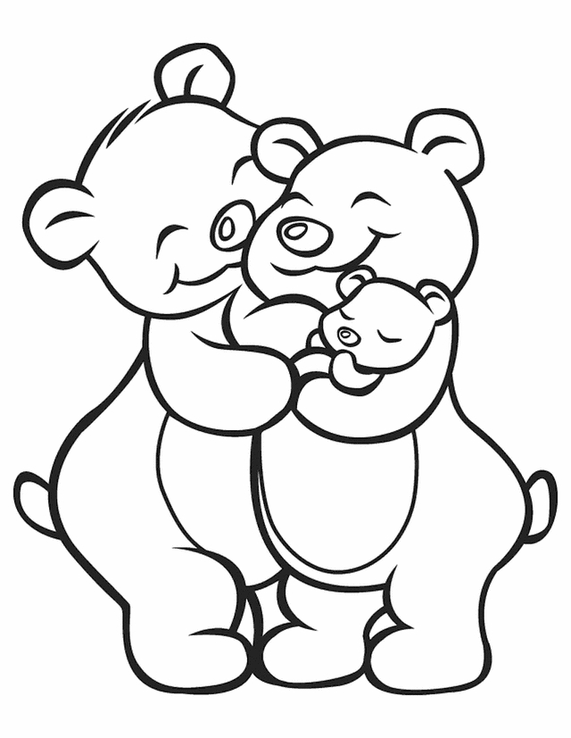 Un ours souriant dans un paysage forestier paisible