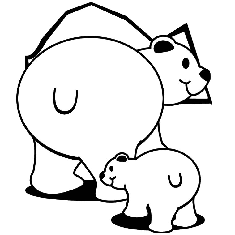 Un ours joyeux se prélassant dans la nature