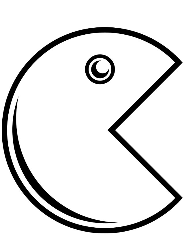 Pac-Man et ses fantômes dans un décor de jeu vidéo