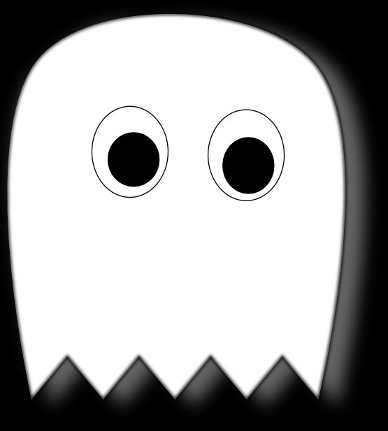 Coloriage de Pac-Man avec des fantômes dans un labyrinthe