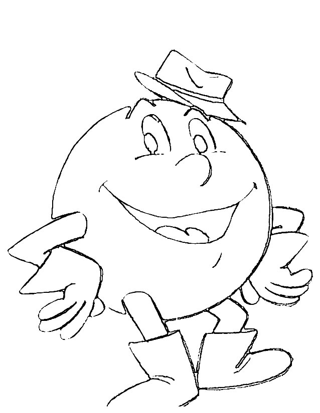 Coloriage Pac-man #29234 à imprimer