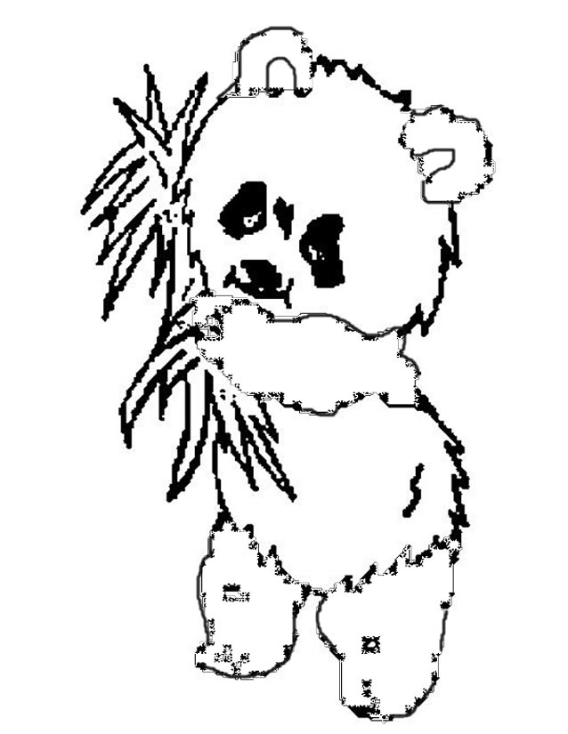 Un panda mignon se reposant dans un décor naturel