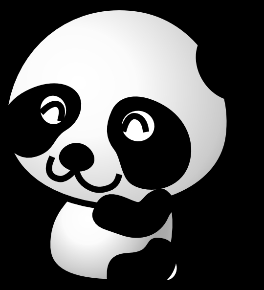 Un panda assis dans un environnement naturel serein