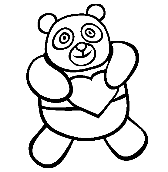 Un panda joyeux se prélasse sous un bambou