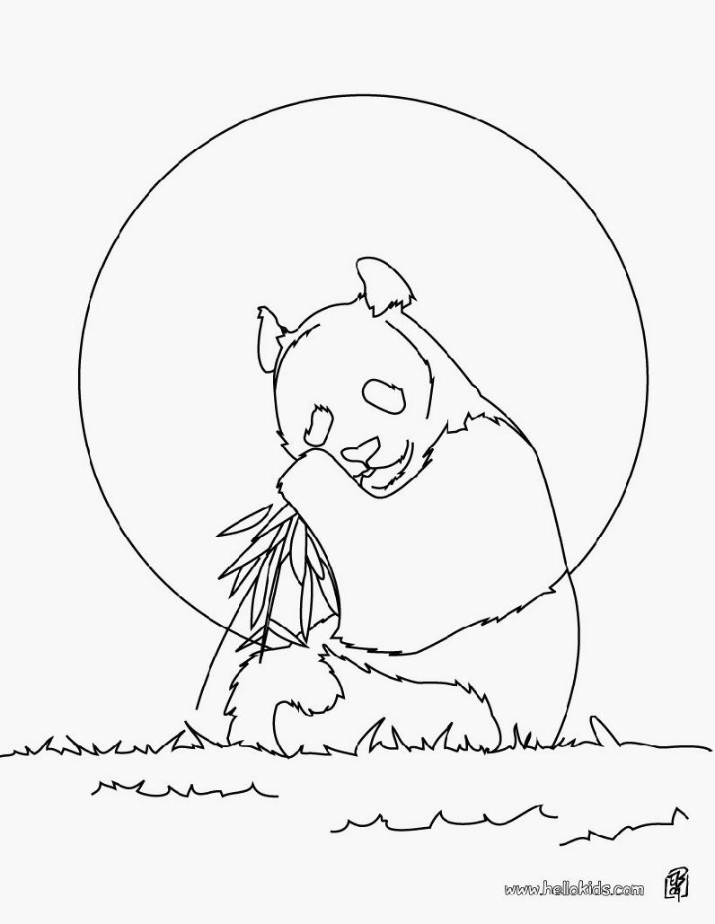 Un panda joyeux dans un environnement naturel serein