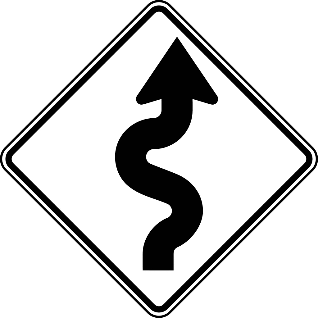 Coloriage d'un panneau routier avec un fond simple