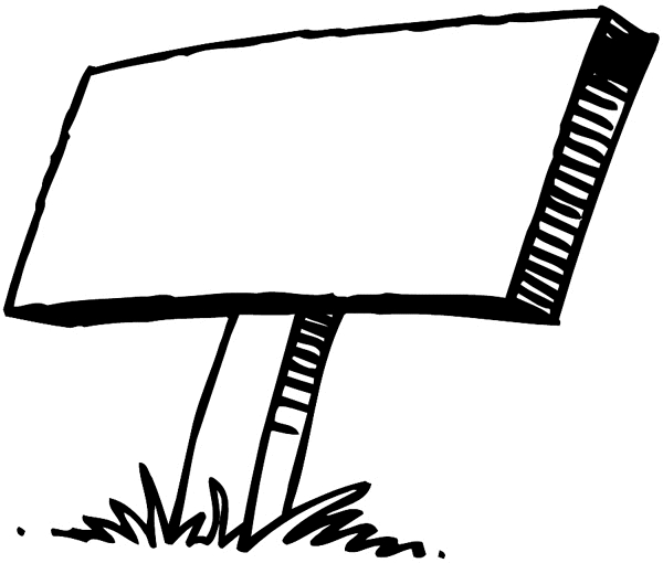 Coloriage d'un panneau routier à colorier