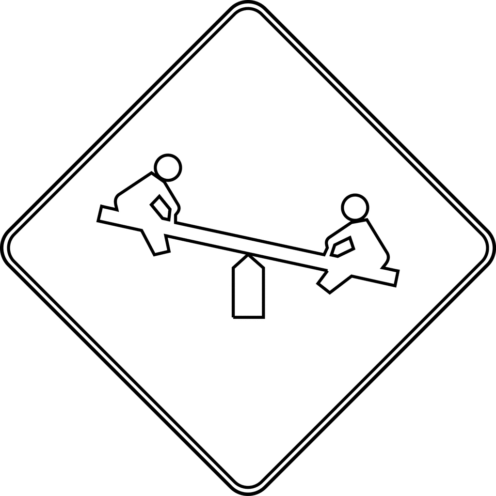 Coloriage d'un panneau routier avec des symboles de circulation
