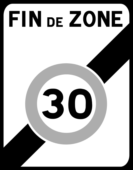 Coloriage d'un panneau routier à colorier
