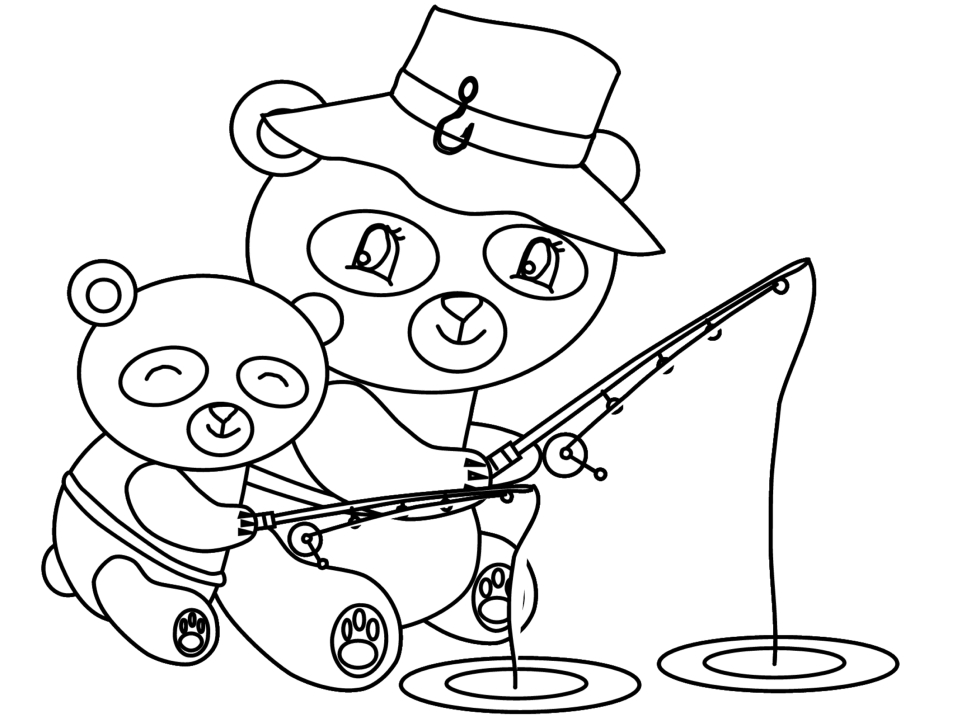 Papa entouré de ses enfants en train de colorier ensemble
