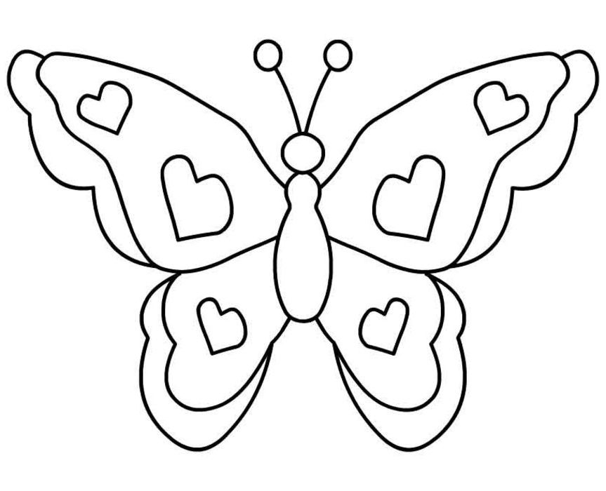 Coloriage d'un papillon stylisé sur fond décoratif