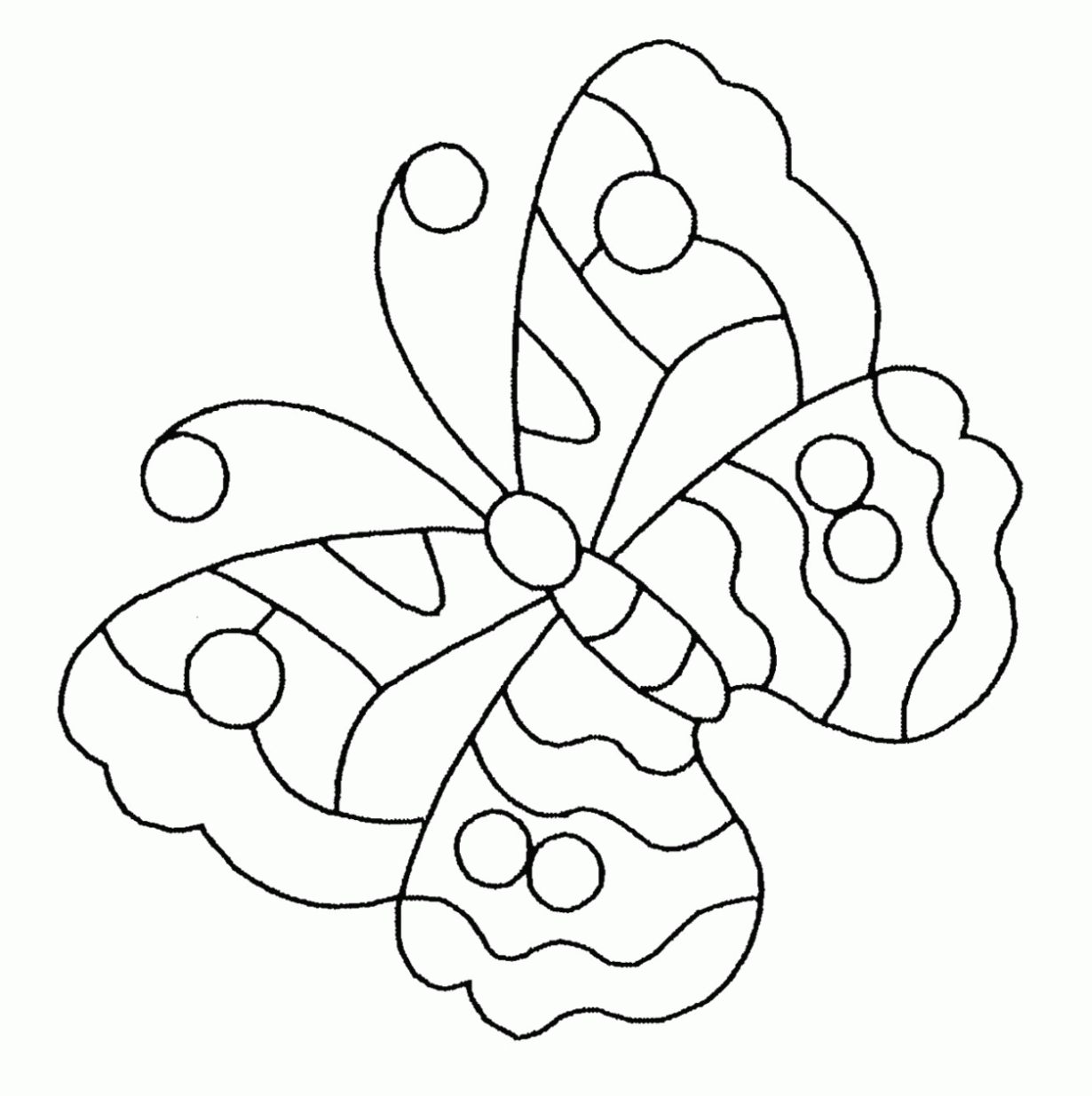 Coloriage d'un papillon délicat sur fond floral