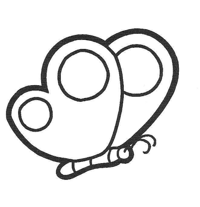 Coloriage d'un papillon sur une fleur avec des motifs variés