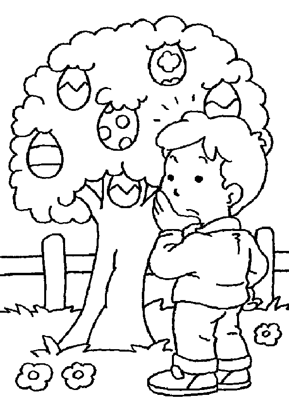 Scène de Pâques avec un lapin portant des œufs colorés dans un jardin Scène de Pâques avec un lapin portant des œufs colorés dans un jardin