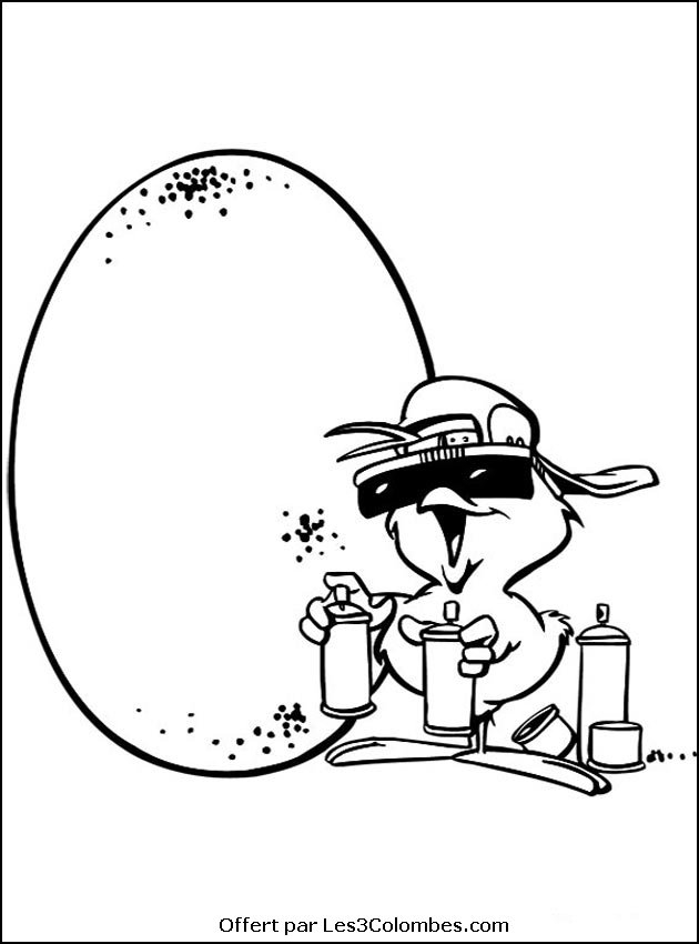 Scène de Pâques avec un lapin, des œufs et des fleurs