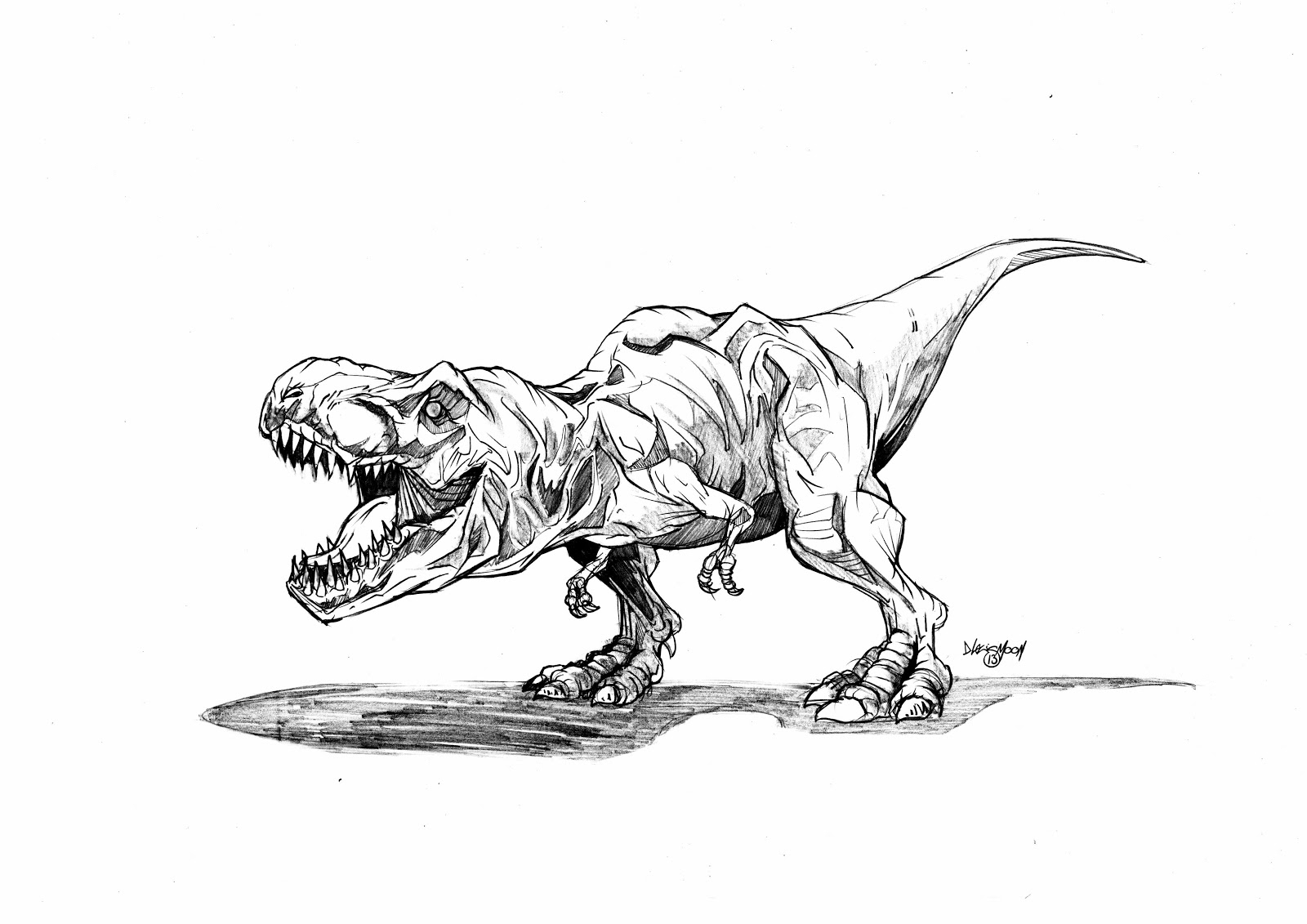 Scène de dinosaures dans un parc jurassique animé Scène de dinosaures dans un parc jurassique animé