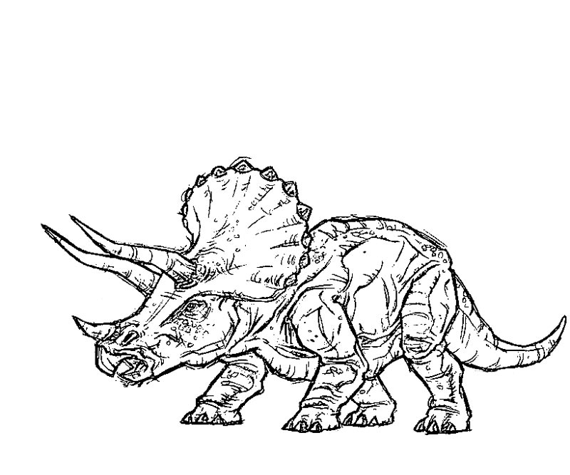 Un dinosaure dans un paysage préhistorique verdoyant
