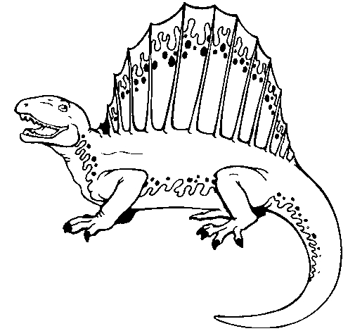 Un dinosaure majestueux évoluant dans un parc préhistorique