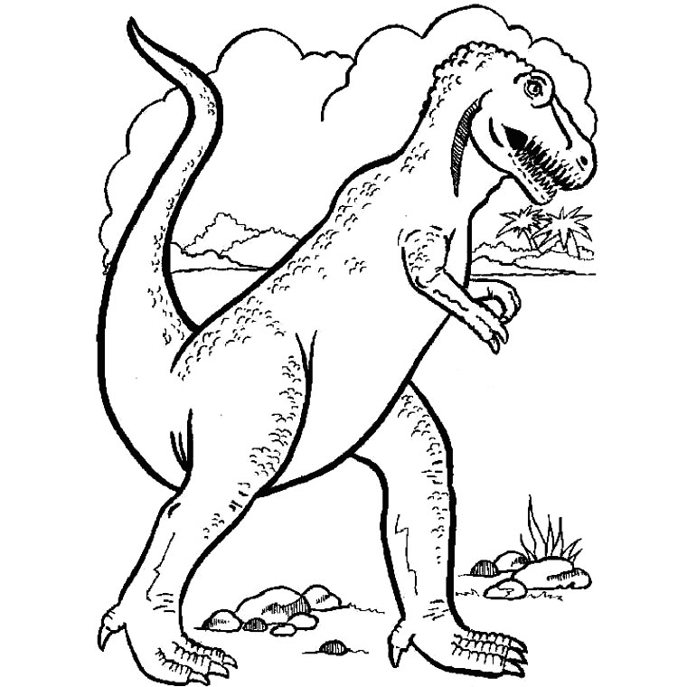 Un dinosaure herbivore se nourrissant dans une jungle préhistorique Un dinosaure herbivore se nourrissant dans une jungle préhistorique