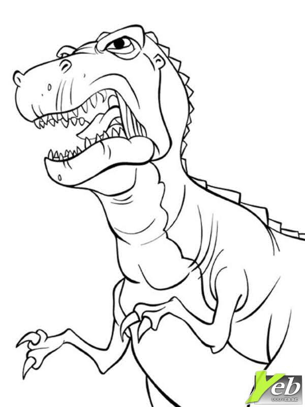 Dinosaures dans un parc jurassique en pleine activité Dinosaures dans un parc jurassique en pleine activité