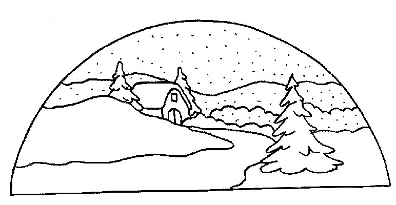 Scène de paysage naturel avec montagnes et arbres