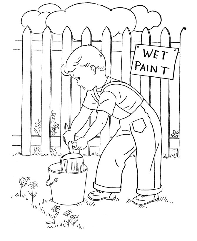 Un peintre en pleine création dans son atelier coloré