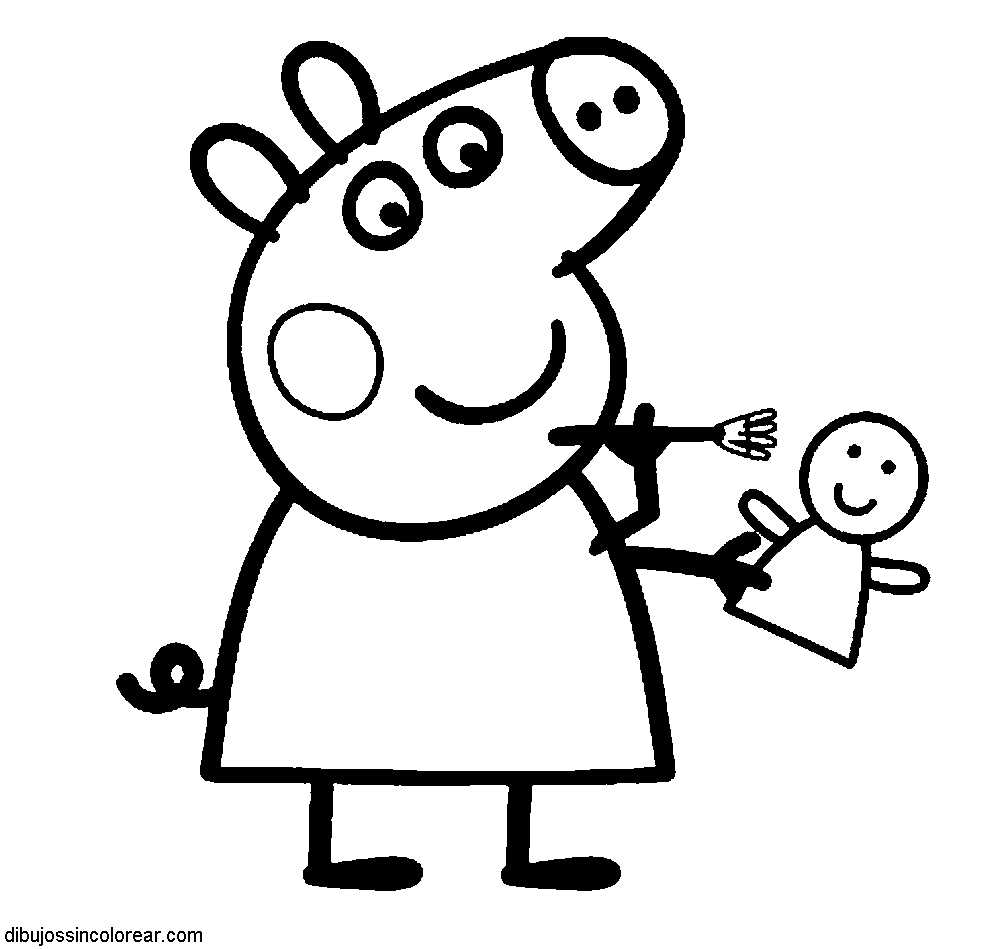 Peppa Pig et son frère George jouant dans la boue avec des jouets
